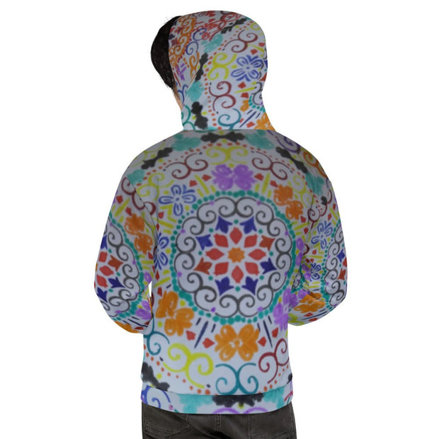 Mandala multi color. Unisex Hoodie - CreLESAtive™
