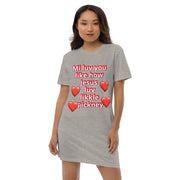 Mi luv you like how Jesus luv likkle pickney Organic cotton t-shirt dress - CreLESAtive™