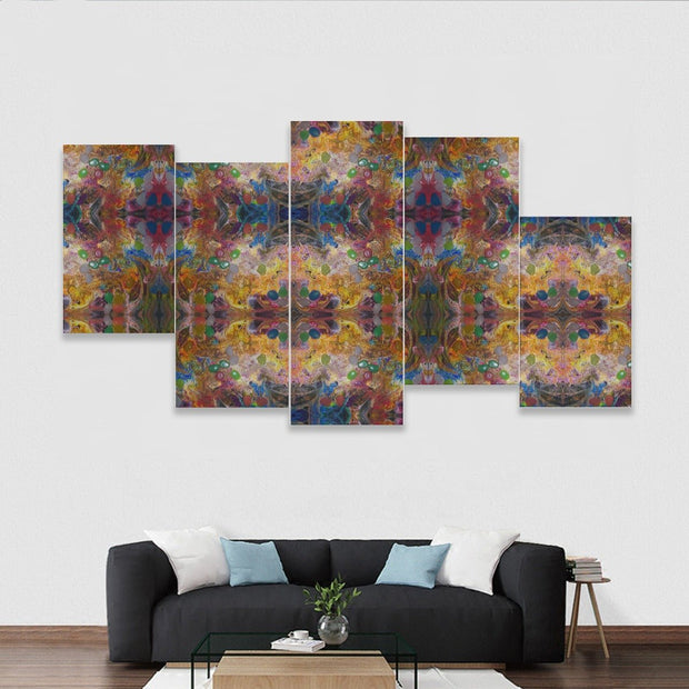 Peaceful Five-piece Framed Murals - CreLESAtive™