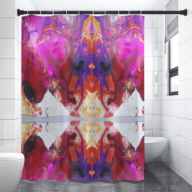 Pink Marble Shower Curtains 150（gsm） - CreLESAtive™