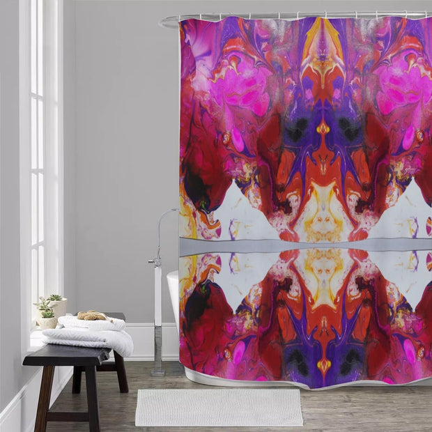 Pink Marble Shower Curtains 150（gsm） - CreLESAtive™