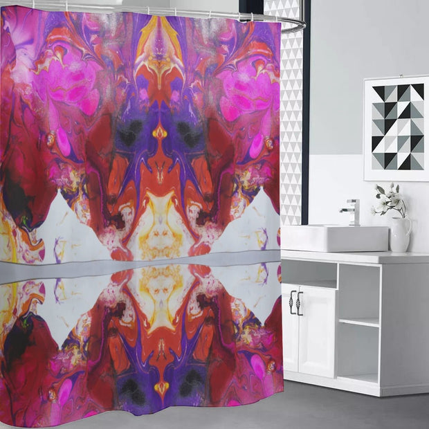 Pink Marble Shower Curtains 150（gsm） - CreLESAtive™