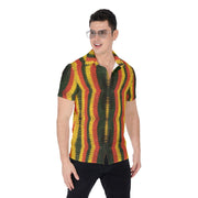 Rasta Crochet Print Men's Shirt - CreLESAtive™