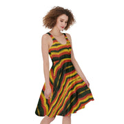 Rasta Crochet Print Women's Dress - CreLESAtive™