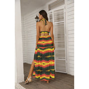 Rasta Crochet Women's Tie Back Wrap Dress - CreLESAtive™