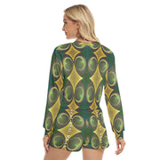 REAL REAL REAL Women's Short Sweatshirt And Pants Suit - CreLESAtive™