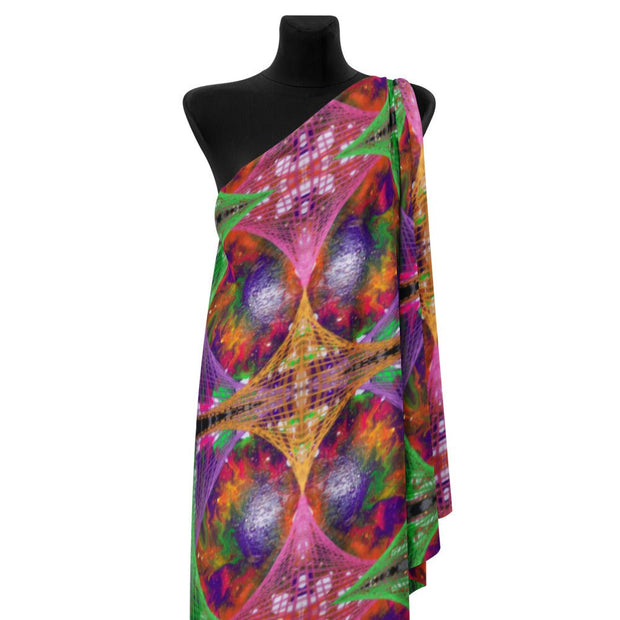 SPACE SACRED GEOMETRY Recycled polyester fabric - CreLESAtive™