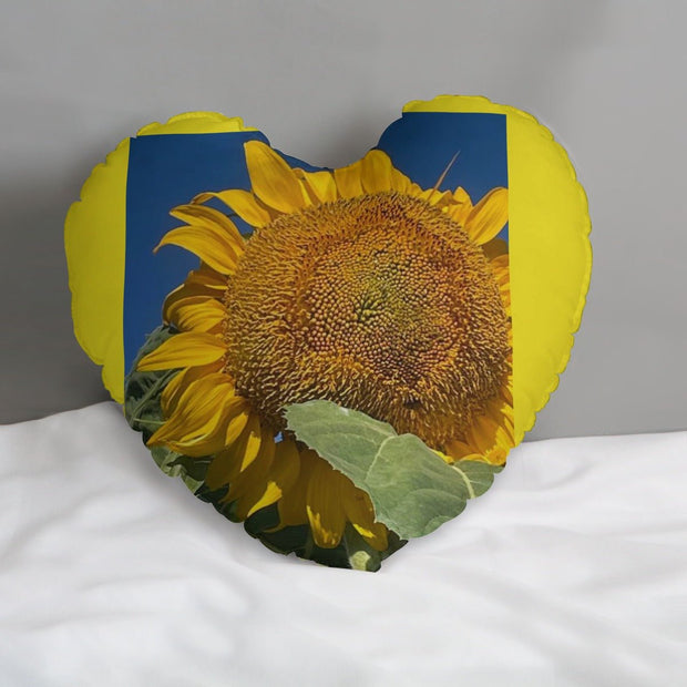 Sunflower Heart-shaped pillow - CreLESAtive™