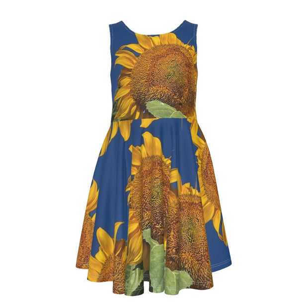 Sunflower Kid's Sleeveless Vest Dress - CreLESAtive™