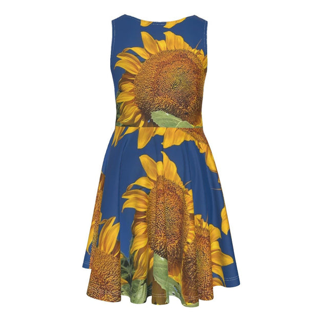 Sunflower Kid's Sleeveless Vest Dress - CreLESAtive™