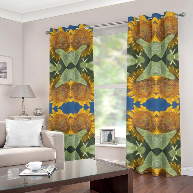 Sunflowers Grommet Curtains (Large Size) - CreLESAtive™