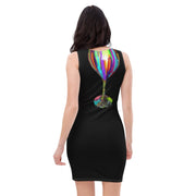 Tall glass of wine Sublimation Cut & Sew Dress - CreLESAtive™