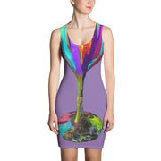 Tall glass of wine Sublimation Cut & Sew Dress - CreLESAtive™