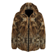 Tiger Print Unisex Down Jacket - CreLESAtive™