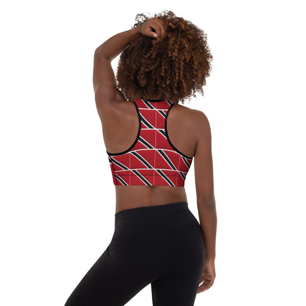 Trinidad & Tobago Padded Sports Bra - CreLESAtive™