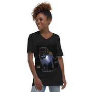 Unisex Short Sleeve V-Neck T-Shirt - CreLESAtive™
