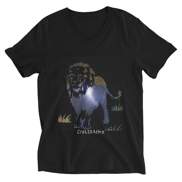 Unisex Short Sleeve V-Neck T-Shirt - CreLESAtive™