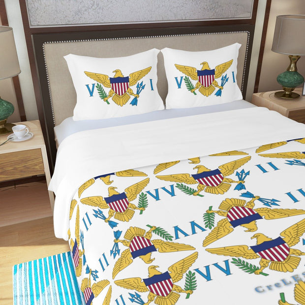 USVI Three Piece Duvet Cover Set - CreLESAtive™