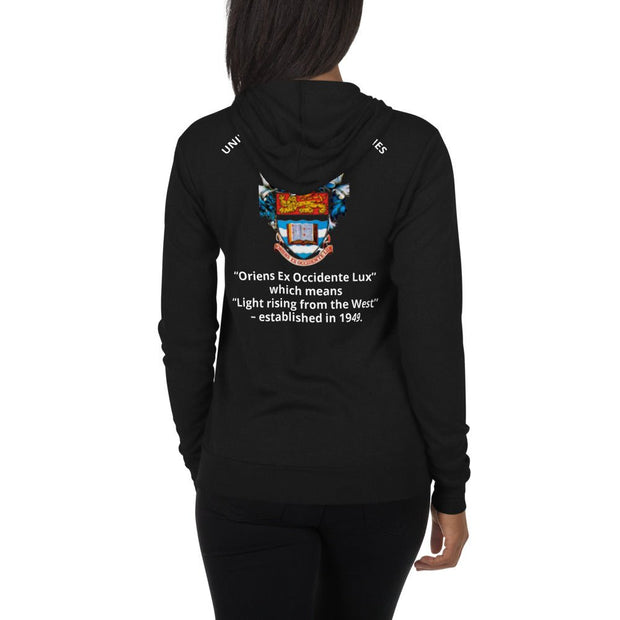 UWI Unisex zip hoodie - CreLESAtive™