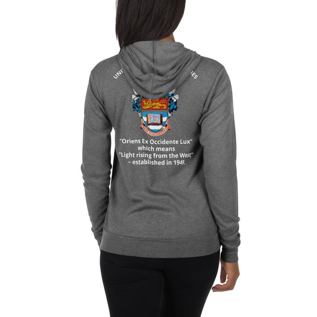 UWI Unisex zip hoodie - CreLESAtive™