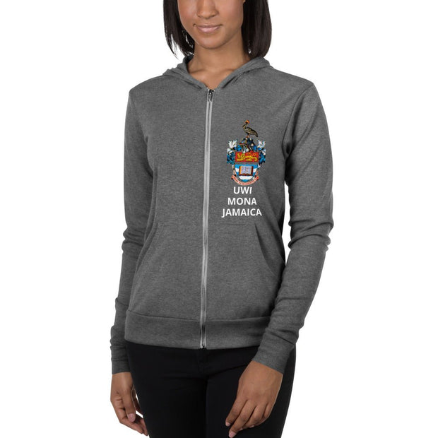 UWI Unisex zip hoodie - CreLESAtive™