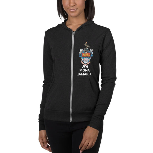 UWI Unisex zip hoodie - CreLESAtive™