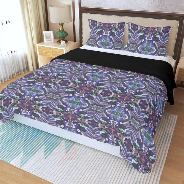 Zion Track Star Three Piece Duvet Cover Set - CreLESAtive™