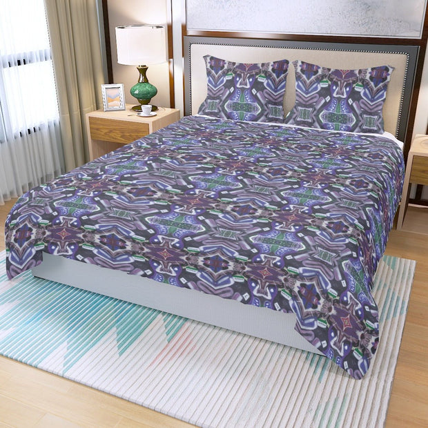 Zion Track Star Three Piece Duvet Cover Set - CreLESAtive™