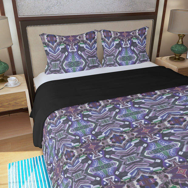 Zion Track Star Three Piece Duvet Cover Set - CreLESAtive™