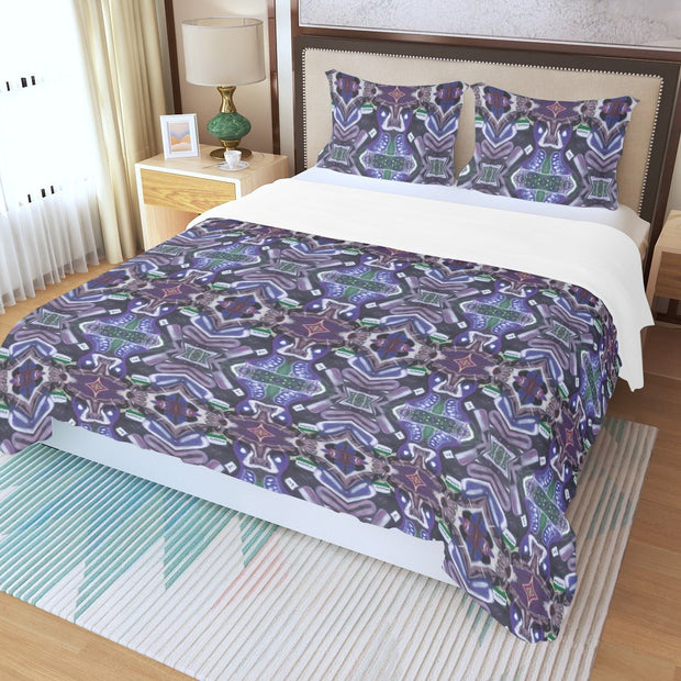 Zion Track Star Three Piece Duvet Cover Set - CreLESAtive™